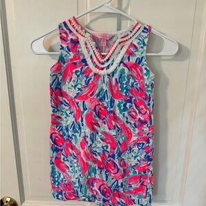 Lilly Pulitzer Pink and Blue Kids Dress
